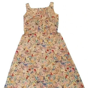 Harold's Multi Color Paisley A Line Sleeveless Dress Size 0 Pristine